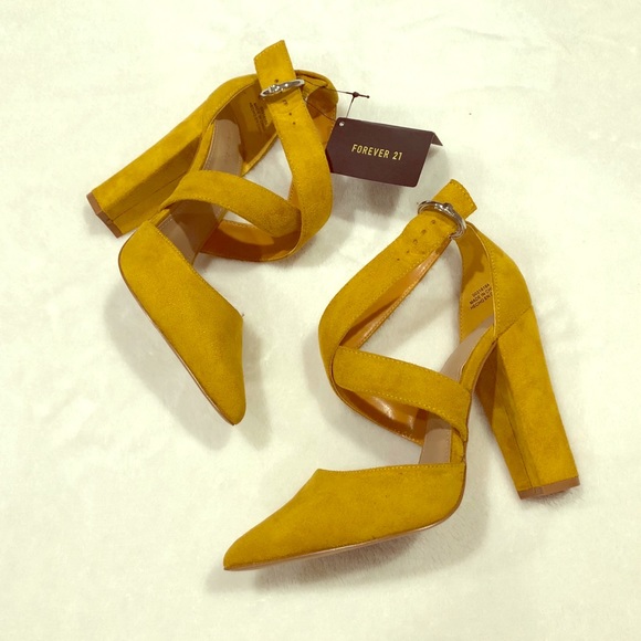 Forever 21 Shoes - {Forever 21} Mustard Pumps